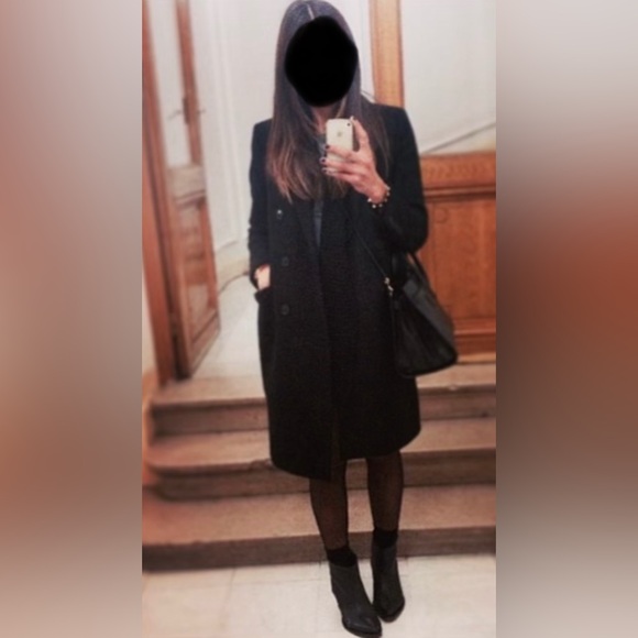 SAINT LAURENT DOUBLE BREASTED LONG COAT - Picture 3 of 12